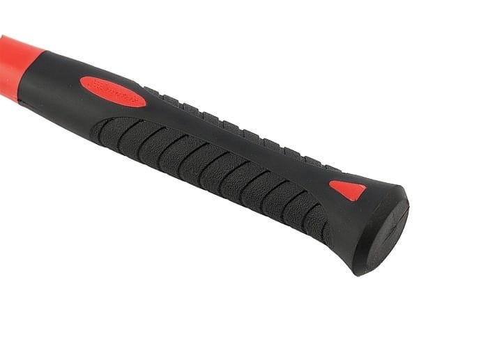 Młotek gumowy brukarski 60mm 680g biały z trzonkiem z włókna szklanego