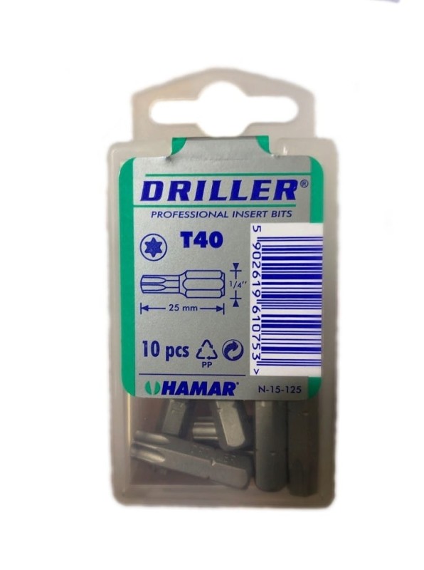 Bit końcówka do wkrętaka TORX 40 Tx40 25mm