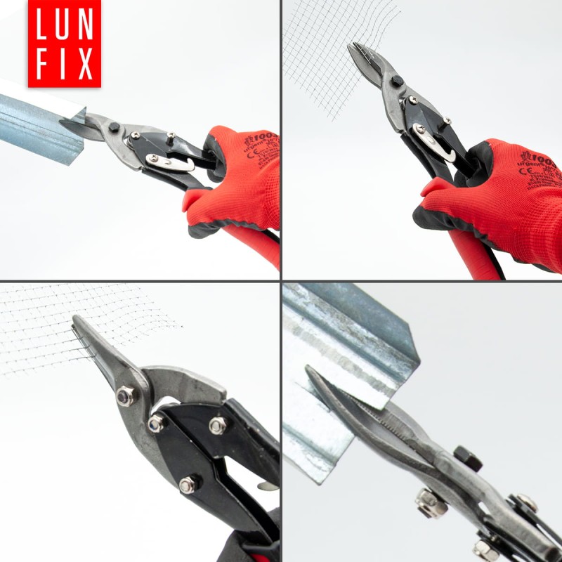 Nożyce do cięcia blachy i metalu 250mm PRAWE