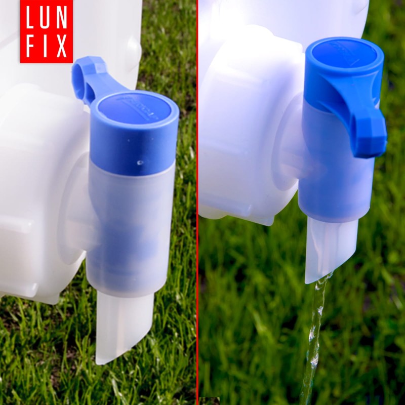 Kanister z kranem 20l zbiornik na wodę pojemnik baniak HDPE + nakrętka
