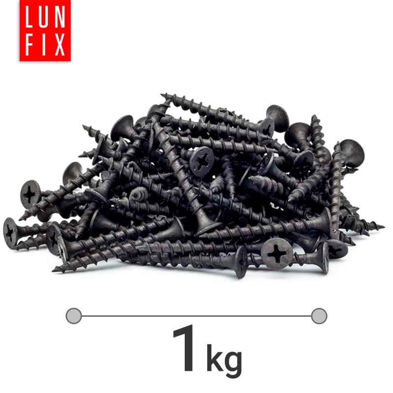 Wkręty do płyt gipsowych g-k 3,5x45 do drewna KGD 1kg