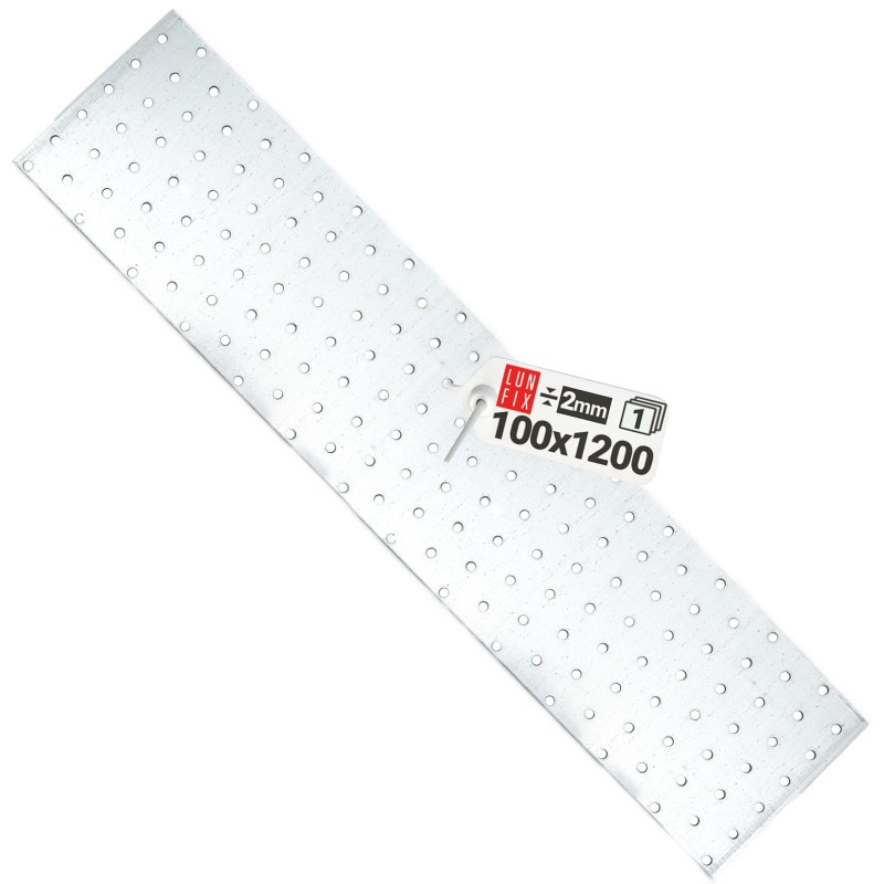 Płytka perforowana 1200x100x2 PP94 łącznik ciesielski płaski 1szt.