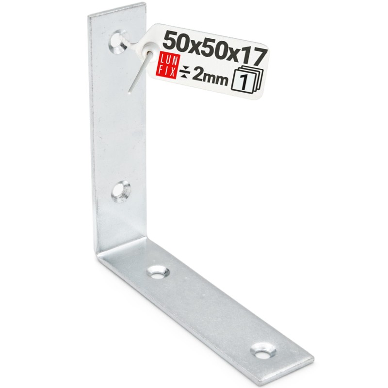 Kątownik wąski 50x50x17x2,0 KW4 1szt.