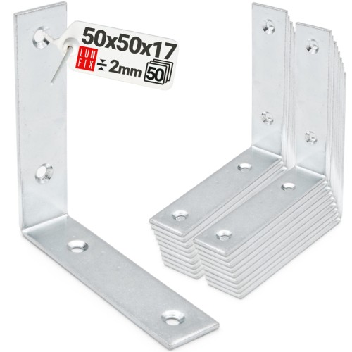 Kątownik wąski 50x50x17x2,0 KW4 50szt.