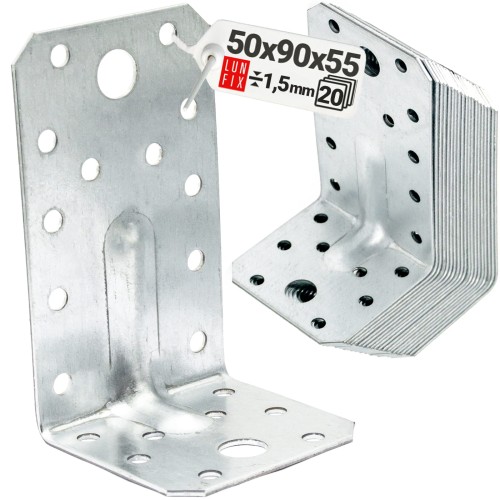 Kątownik z przetłoczeniem KPS3 90x50x55x1,5 (20 szt.)