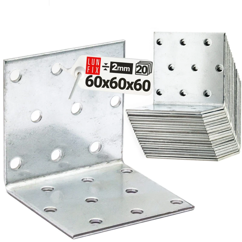 Kątownik montażowy 60x60x60x2.0 (20szt.)