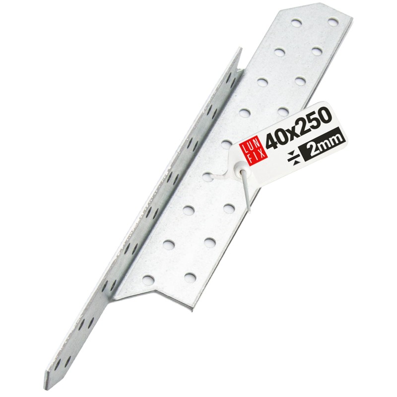 Łącznik krokwiowy LK5 ciesielski 250x40 mm LEWY 1szt.