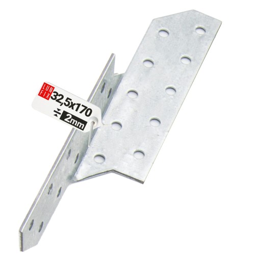 Łącznik krokwiowy LK1 ciesielski 170x32,5 mm LEWY 1szt.