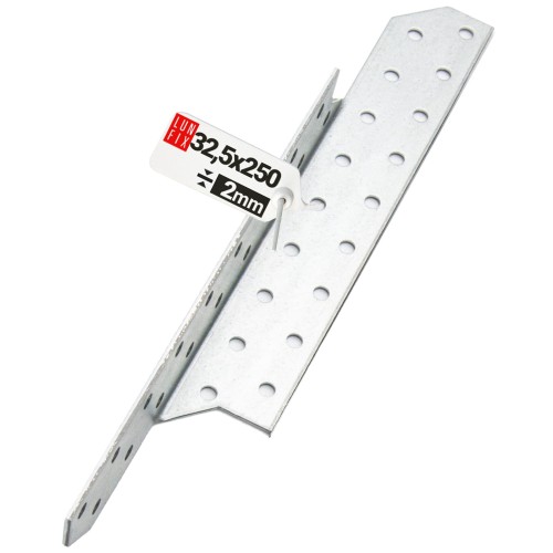 Łącznik krokwiowy LK5 ciesielski 250x32,5 mm LEWY 1szt.