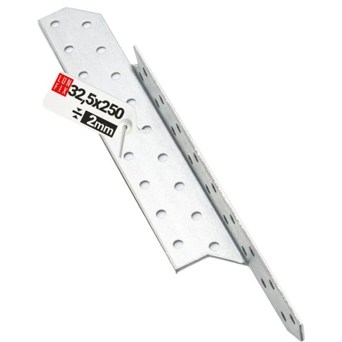 Łącznik krokwiowy LK6 ciesielski 250x32,5 mm PRAWY 1szt.