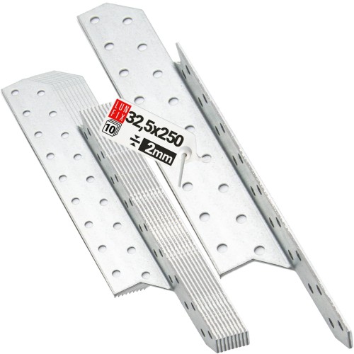 Łącznik krokwiowy LK6 ciesielski 250x32,5 mm PRAWY 10szt.