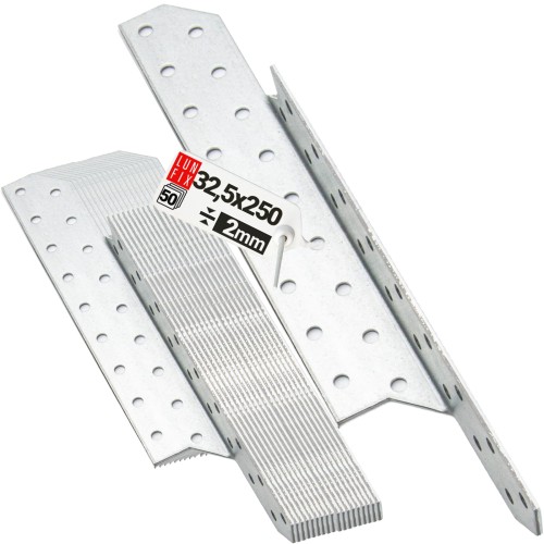 Łącznik krokwiowy LK6 ciesielski 250x32,5 mm PRAWY 50szt.