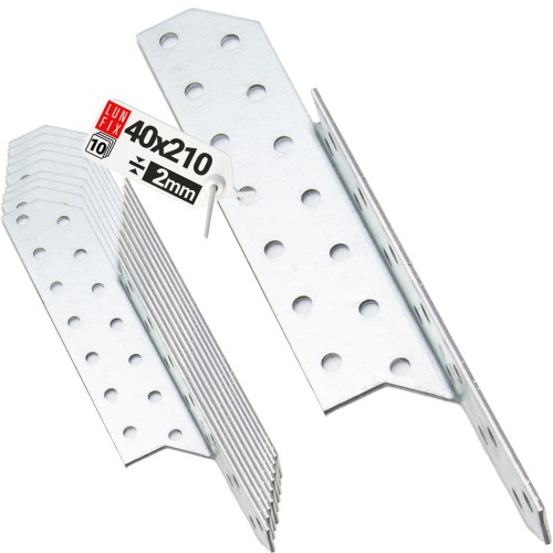 Łącznik krokwiowy LK4 ciesielski 210x40 mm PRAWY 10szt.