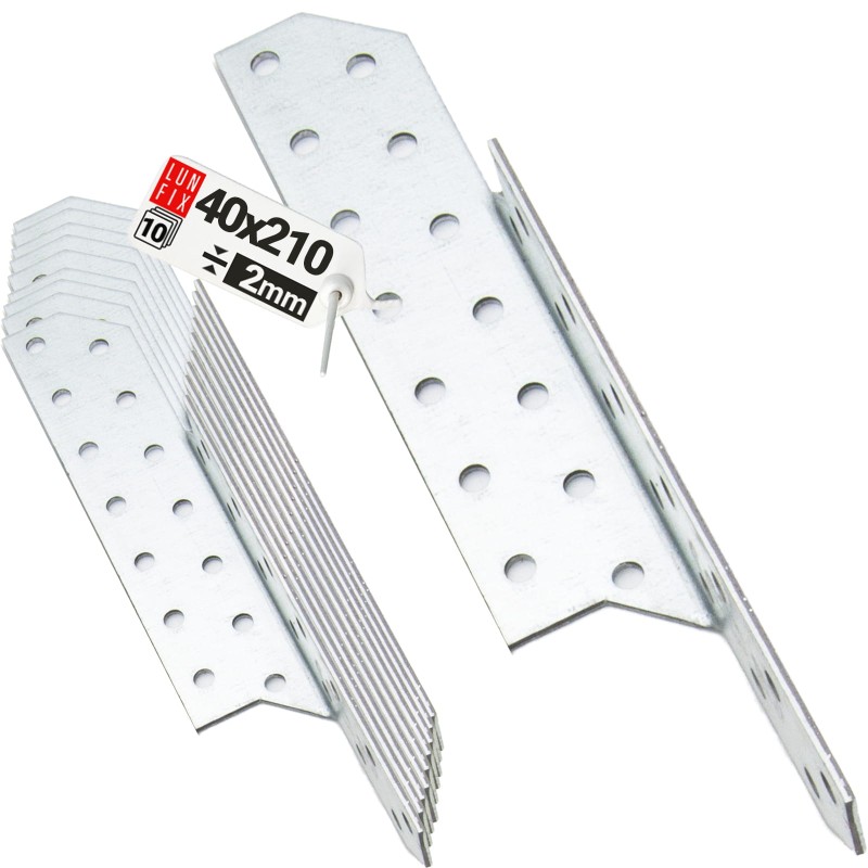 Łącznik krokwiowy LK4 ciesielski 210x40 mm PRAWY 10szt.