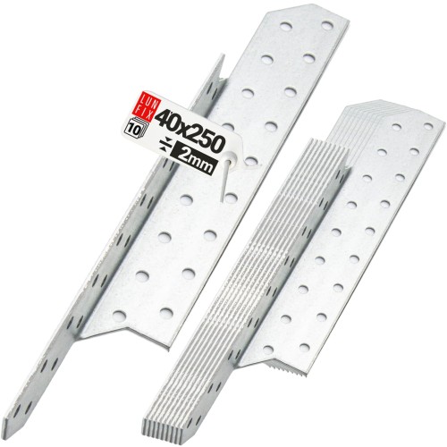 Łącznik krokwiowy LK5 ciesielski 250x40 mm LEWY 10szt.