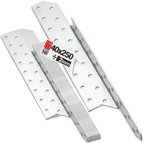 Łącznik krokwiowy LK6 ciesielski 250x40 mm PRAWY 10szt.