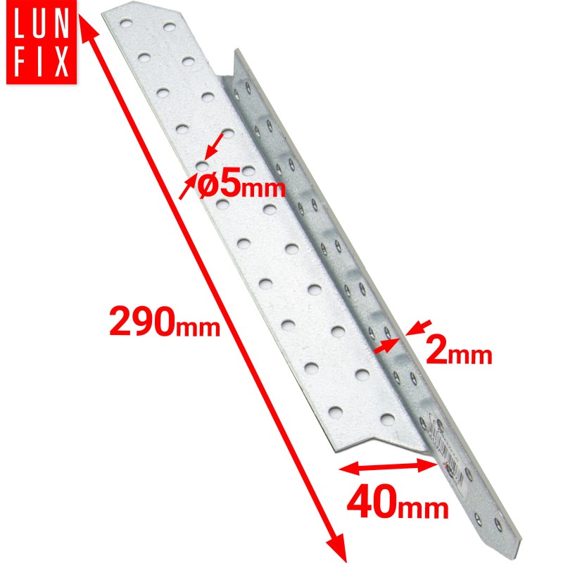 Łącznik krokwiowy LK8 ciesielski 290x40 mm PRAWY 10szt.