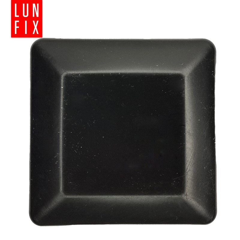 Nasadka na słupek 70x70 mm czarna daszek 10szt.
