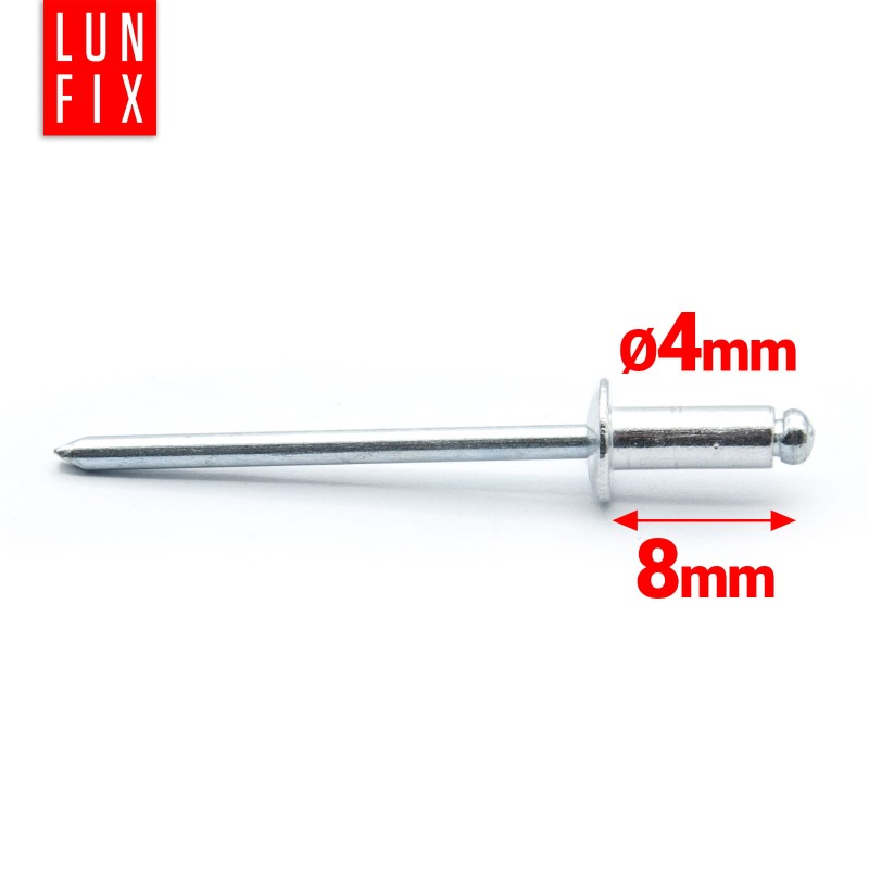 Nity zrywalne 4x8mm aluminiowo-stalowe 1kg