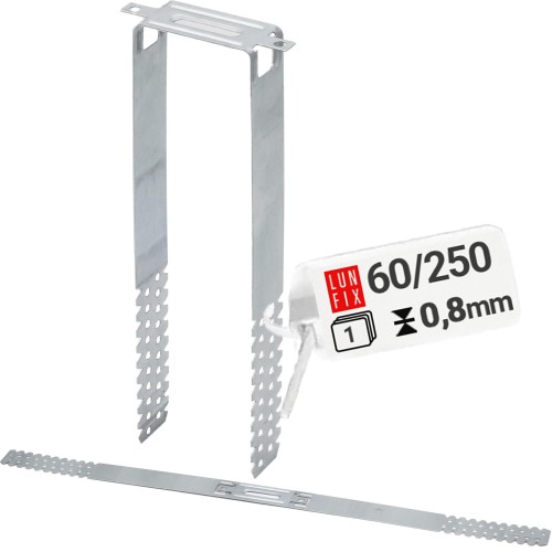Wieszak płaski ES 60/250 profil CD60 płyta GK 1szt.