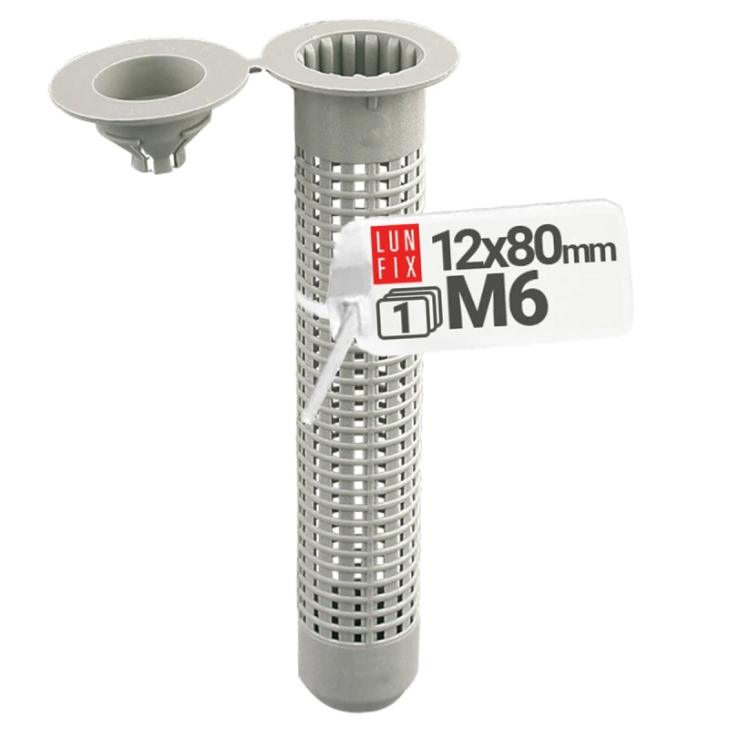 Tuleja siatkowa 12x80mm M6 do kotw chemicznych