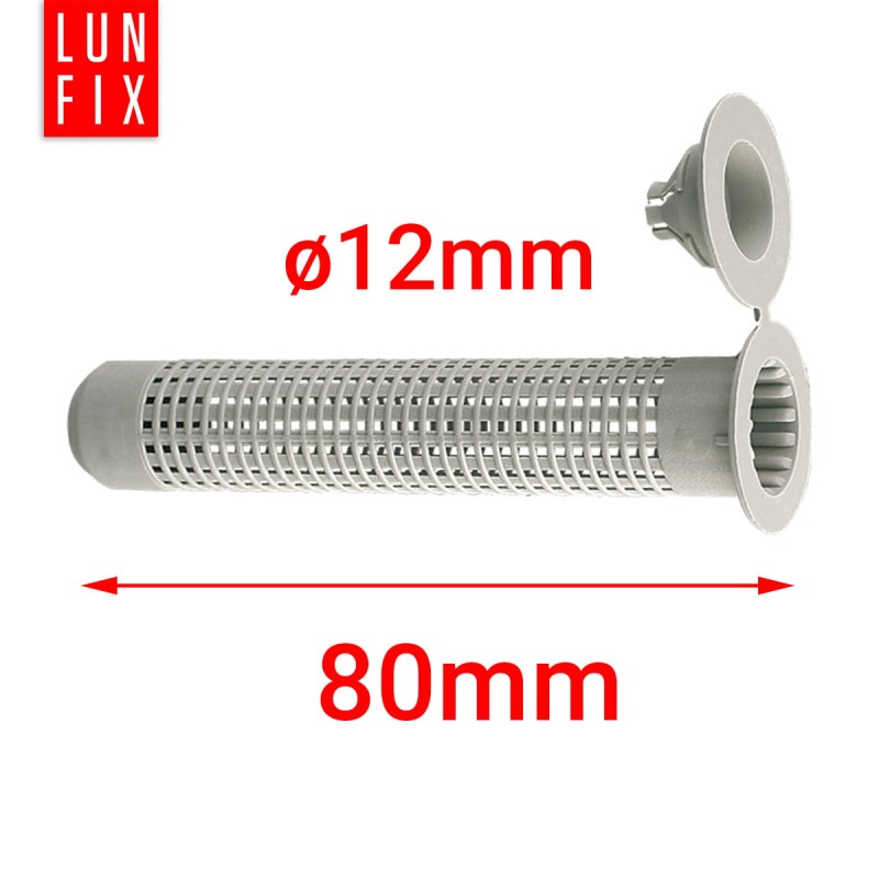 Tuleja siatkowa 12x80mm M6 do kotw chemicznych