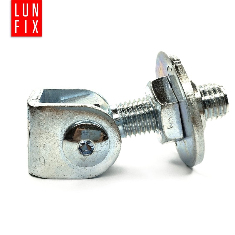 Zawias regulowany do bramy furtki M16x37 mm  do wspawania ocynkowany ZRS16