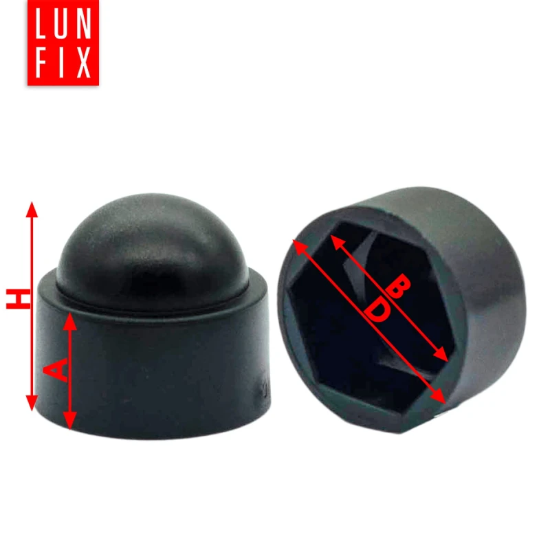 Zaślepka na śruby M16/24 maskownica kołpak czarna 100szt