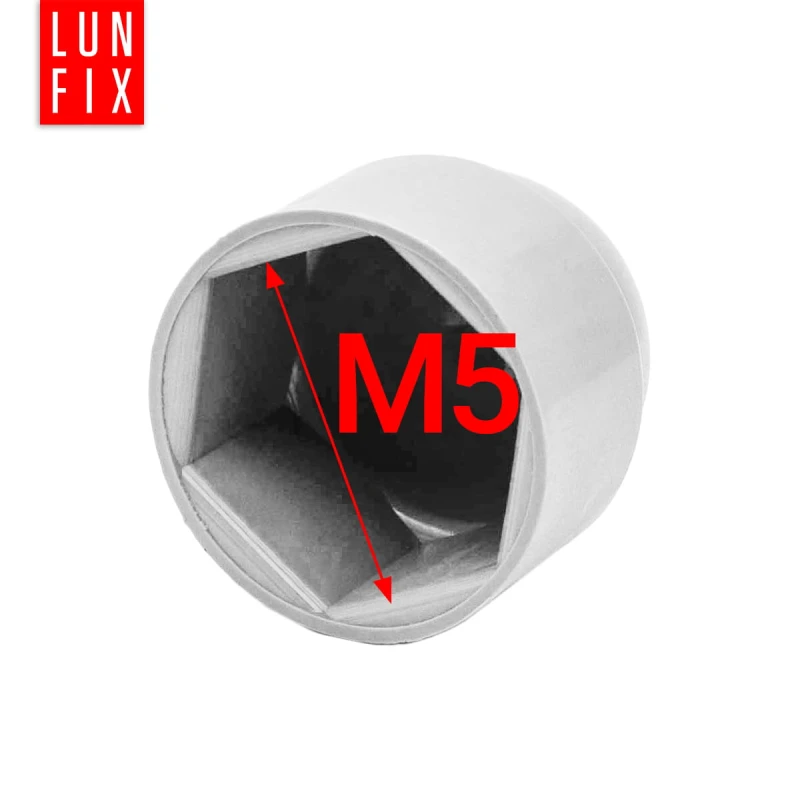 Zaślepka na śruby M5/8 maskownica kołpak biała 10szt.