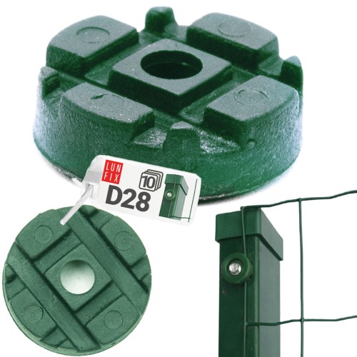 Podkładka do mocowania siatki ziel D28 (opak.10sz)