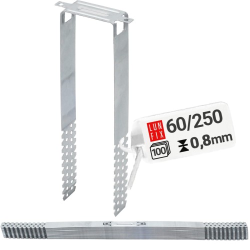 Wieszak płaski ES 60/250 profil CD60 płyta G-K 100szt.