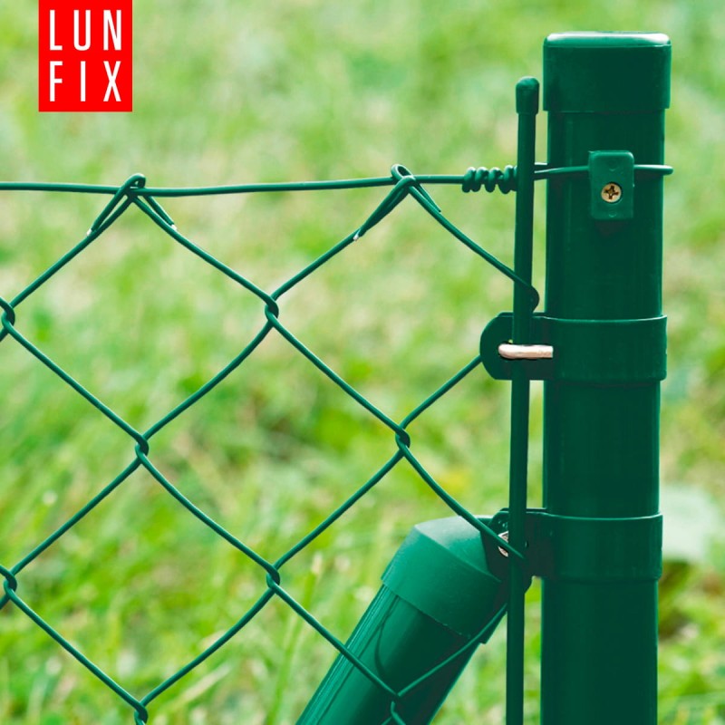 Słupek ogrodzeniowy okrągły fi 42 1,2mm grubości 2m 200cm zielony