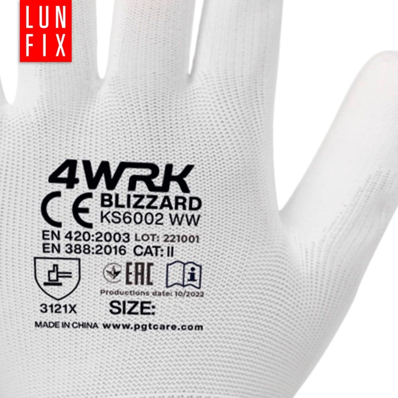 Rękawice robocze poliuretanowe 10 XL 1szt.