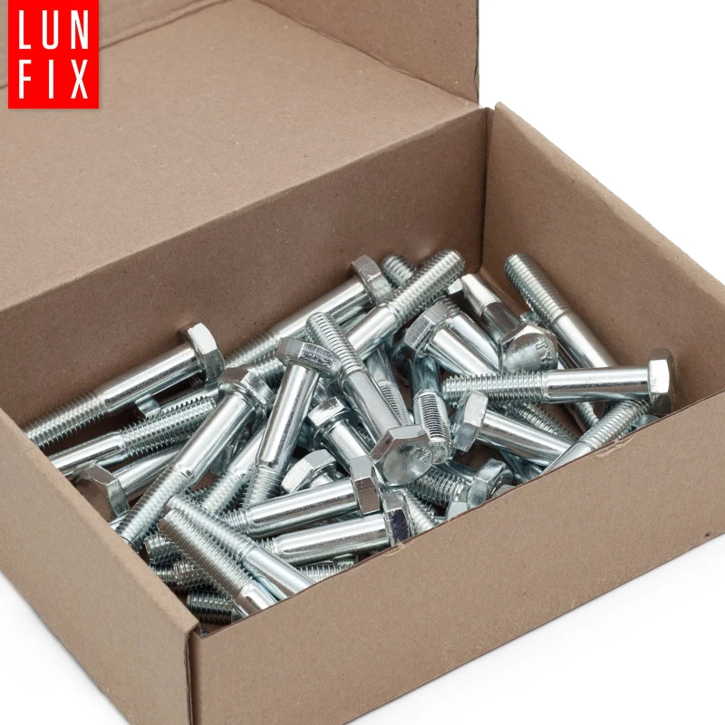 Śruba sześciokątna M12x75 ocynk DIN 931 klasa 8.8 półgwint 1kg