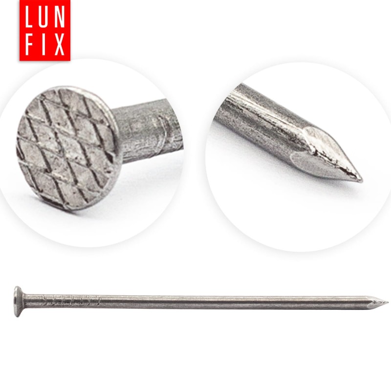 Gwoździe budowlane 2,5x60 mm 2,5" czarne 1kg