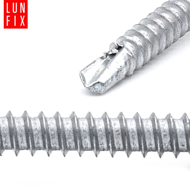 Wkręty samowiercące 4x40mm podkładkowe do metalu WSPC 500szt.