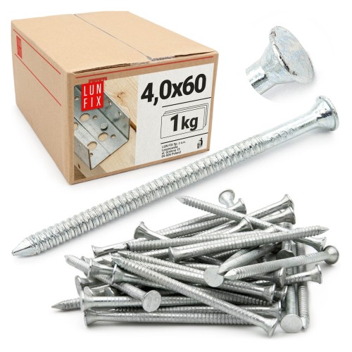 Gwoździe ciesielskie Anchor 4x60 mm 2,5" ocynkowane 1kg