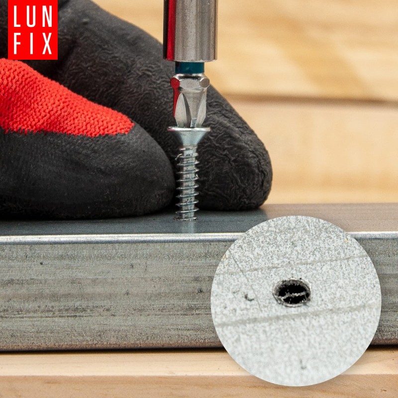 Wkręty samowiercące 4,2x25mm stożkowe ocynkowane DIN7504 500szt.