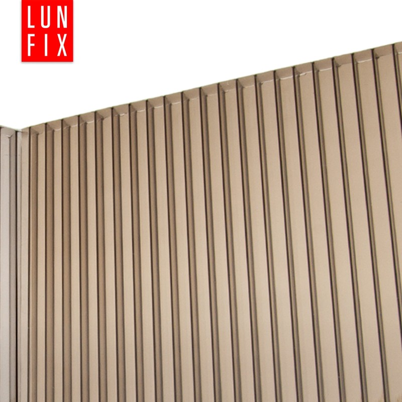 Poliwęglan komorowy 10mm płyta brązowa 105x200cm