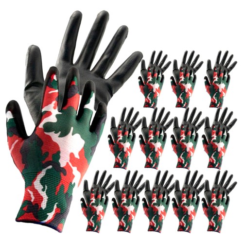 Rękawice robocze ogrodnicze 9 L 12szt.