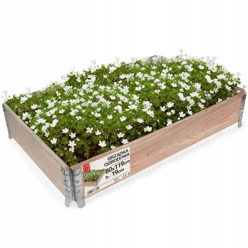 Grządka podwyższona 120x80x20cm warzywniak skrzynia 