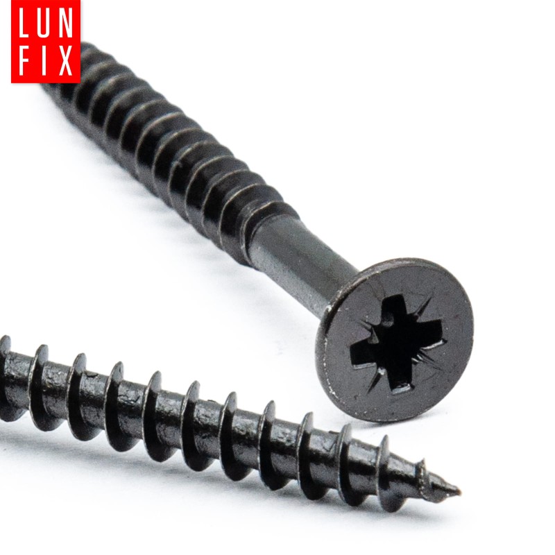 Wkręty uniwersalne 4,5x45 hartowane ocynkowane na czarno 100szt