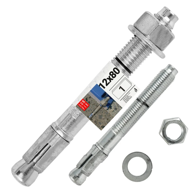 Kotwa ekspresowa do betonu M12 80mm pierścieniowa rozprężana 1szt.