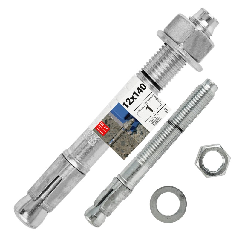 Kotwa ekspresowa do betonu M12 140mm pierścieniowa rozprężana 1szt.
