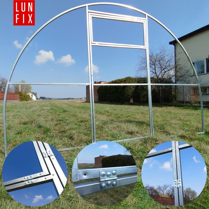 Szklarnia z poliwęglanu 3x10 m "tunel" profil 40x20 mm grubość 4 mm