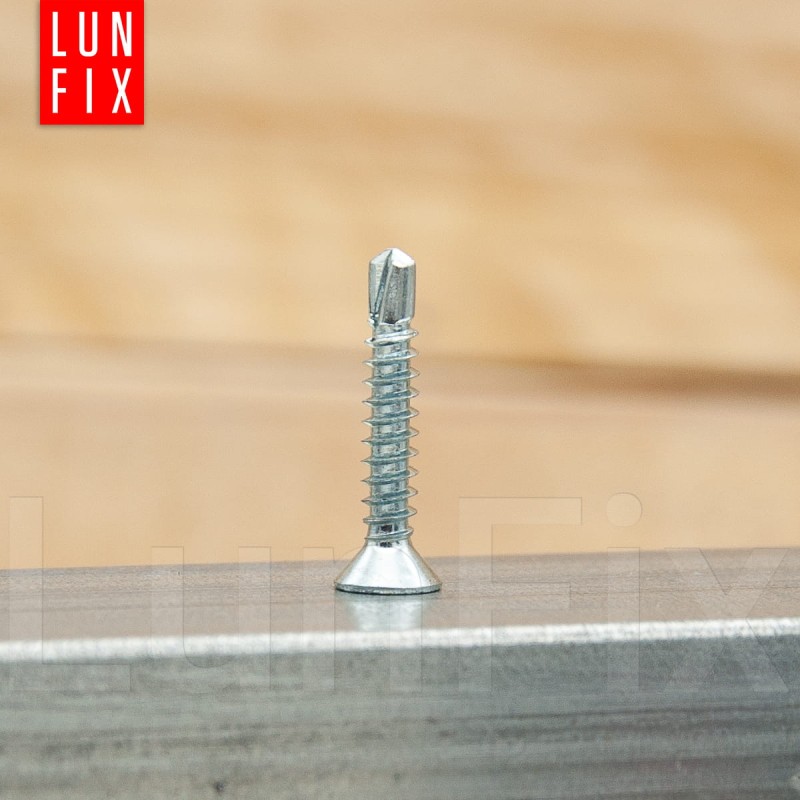 Wkręty samowiercące 4,2x19mm stożkowe ocynkowane DIN7504 1000szt.
