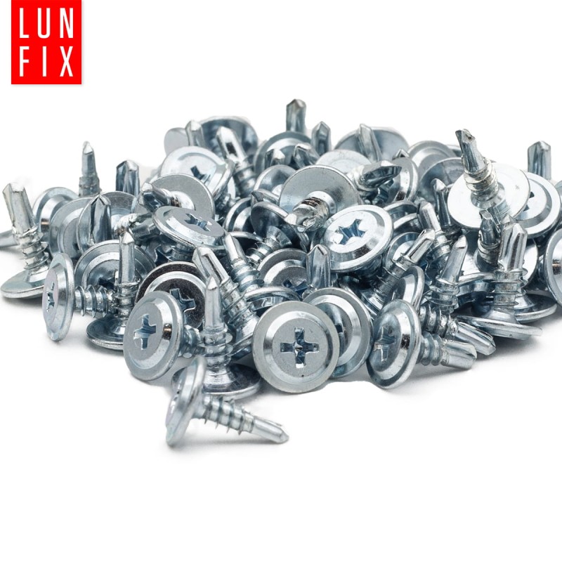 Wkręty samowiercące 4,2x16mm podkładkowe do metalu WSPC 100szt.