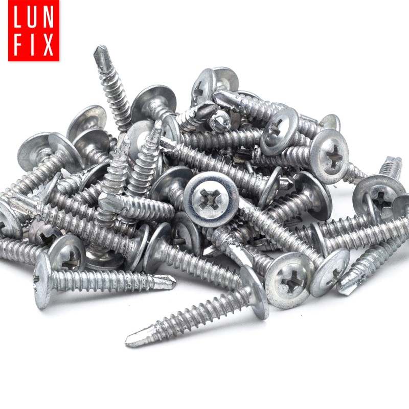 Wkręty samowiercące 4,2x25mm podkładkowe do metalu WSPC 100szt.