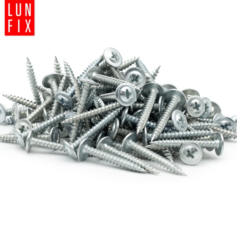 Wkręty samogwintujące 4,2x19mm z łbem podkładkowym do metalu WPC 20szt.