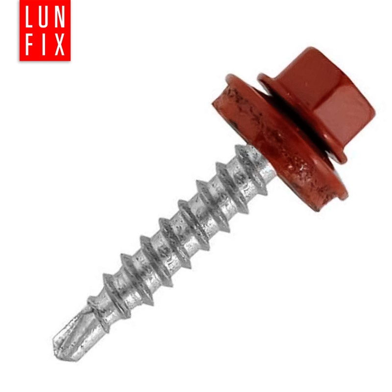 Wkręty farmerskie 4,8x20 samowiercące farmery miedziane 250szt.